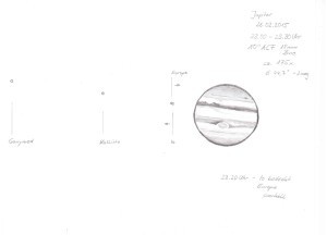 Jupiter 26.02.2015 Mondbedeckung