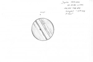 Jupiter 03.10.2011 Europadurchgang a